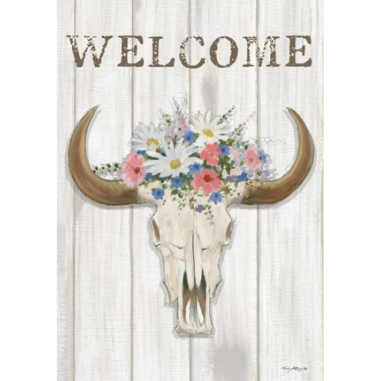 Steer Floral by Emily Adams 
