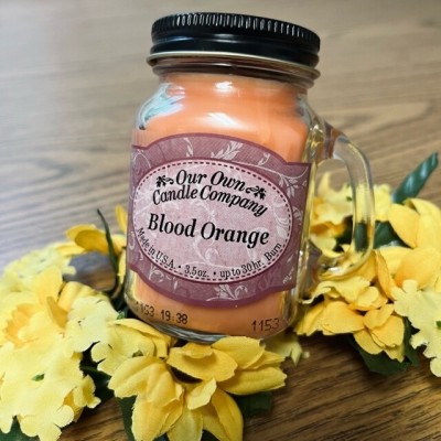 Blood Orange - Mini Mason Jar Candle