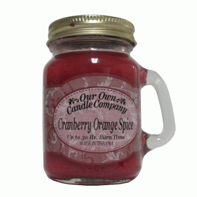 Cranberry Orange Spice - Mini Mason Jar Candle