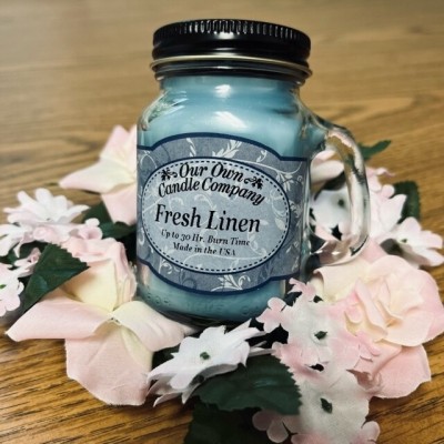 Fresh Linen - Mini Mason Jar Candle