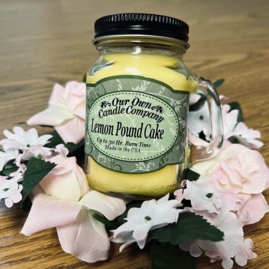 Lemon Pound Cake  - Mini Mason Jar Candle