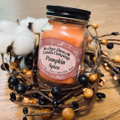 Pumpkin Spice- Mini Mason Jar Candle