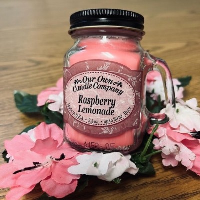 Raspberry Limonade  - Mini Mason Jar Candle