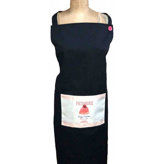  Apron   Lady CupCake  with 10" x 6" front pocket