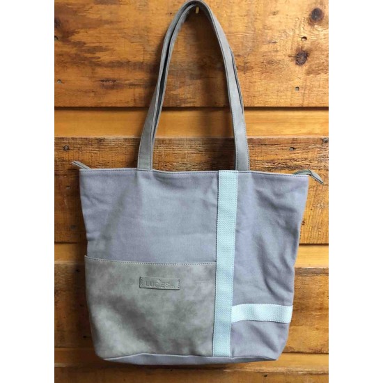 Canvas Bag / Hand Bag Franki Charcoal  / 42x12x35cm 
