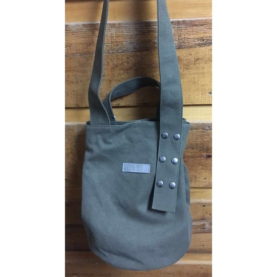 Canvas  Bag / Hand Bag Danika Kaki  / 25x25x35cm  /Available for shipping  Febuary 2018