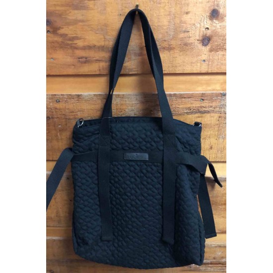   Quilted Bag / Hand Bag Lulu Black /41x17x40cm  
