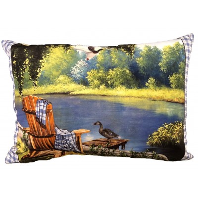  Coussin Lac paisible