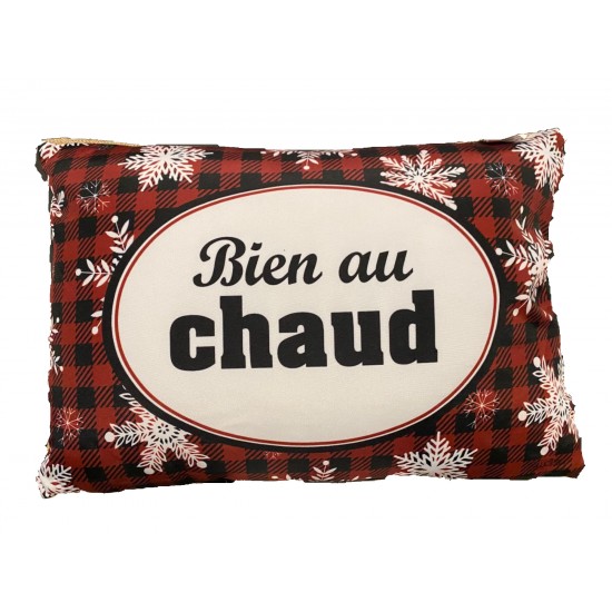  Pillow  made of polyester for inside or outside / Bien au chaud