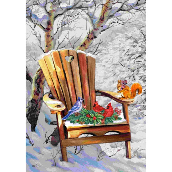 Winter Adirondack Chair