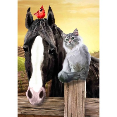 Horse & Cat 